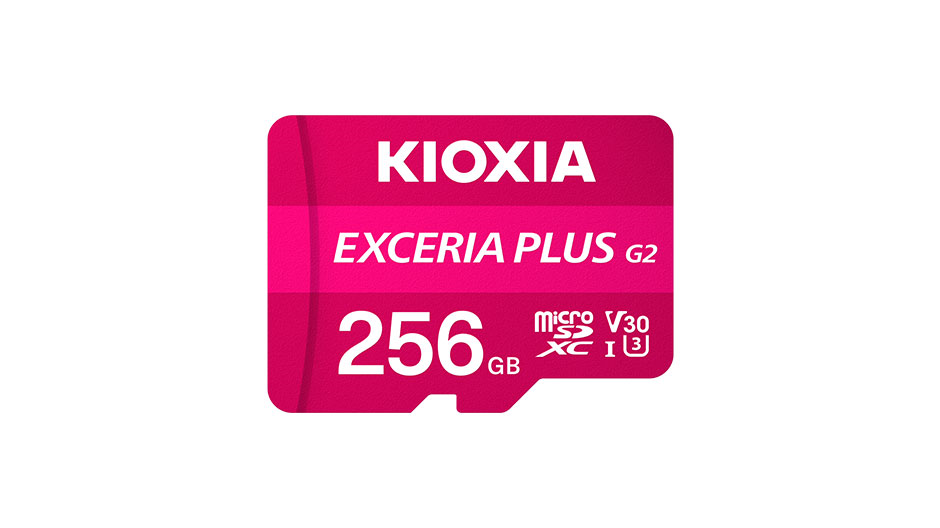 Kioxia EXCERIA PLUS G2 4K 256G microSD 記憶卡 #LMPL2M256GG2