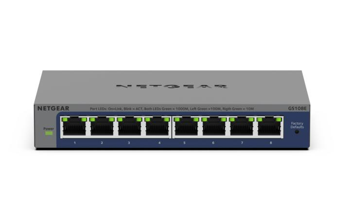 Netgear 8port Gigabit Web Managed 網絡交換器 #gs108e