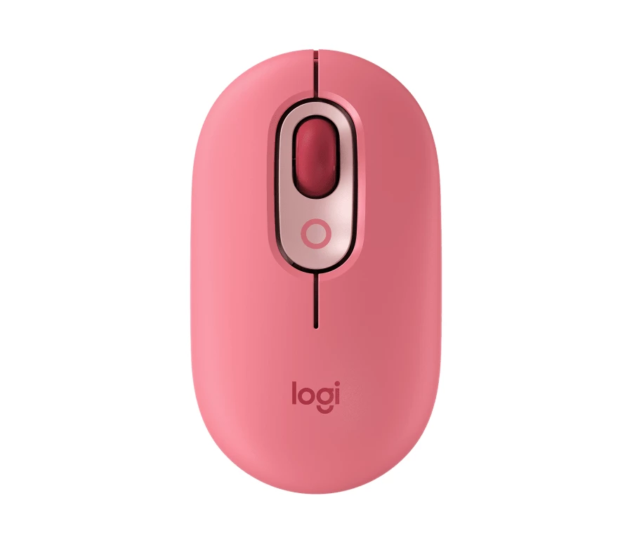 Logitech POP MOUSE 無線藍芽滑鼠 (魅力桃)