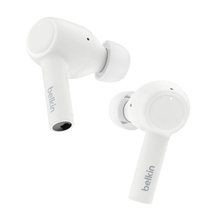 Belkin SoundForm Pulse (ANC) Stereo In-Earphone Bluetooth v5.x (White) #AUC007btWHT