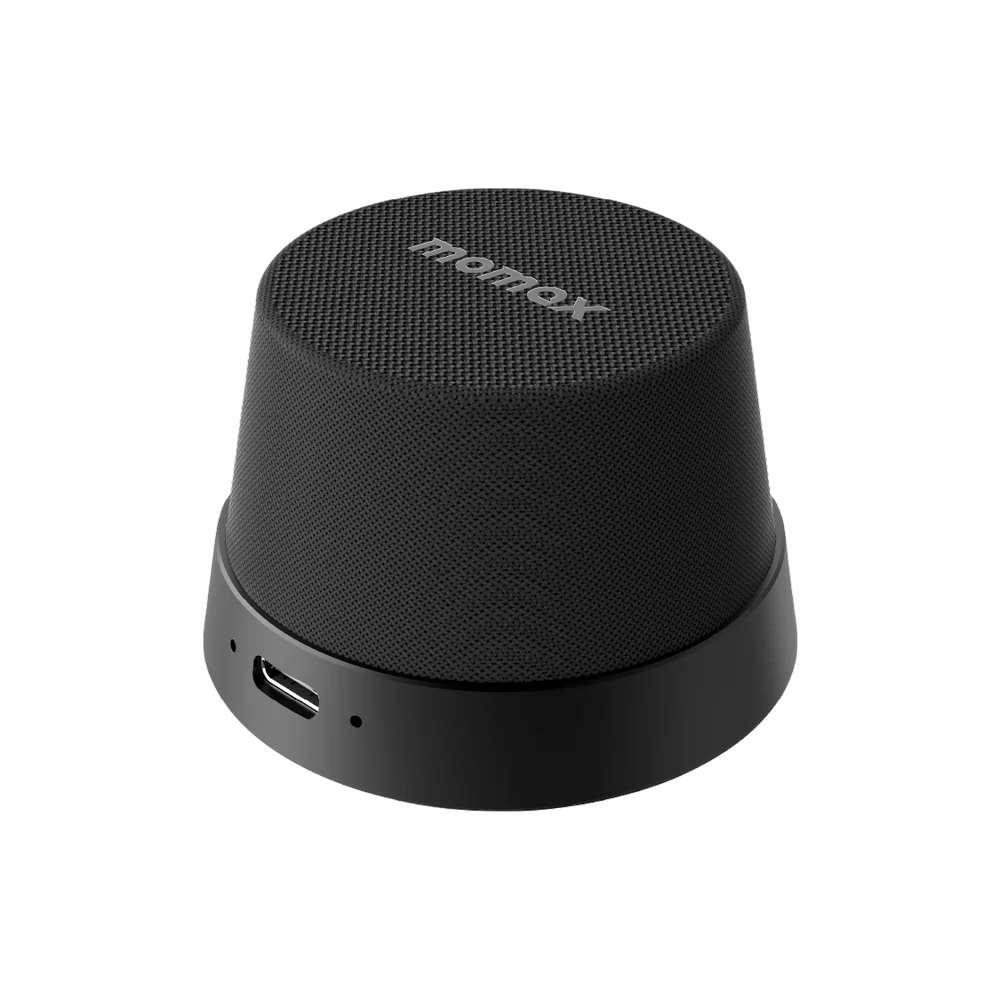 MOMAX 1-Vibe Go Magnetic Portable Speaker - BT (Black) #BS6HKD