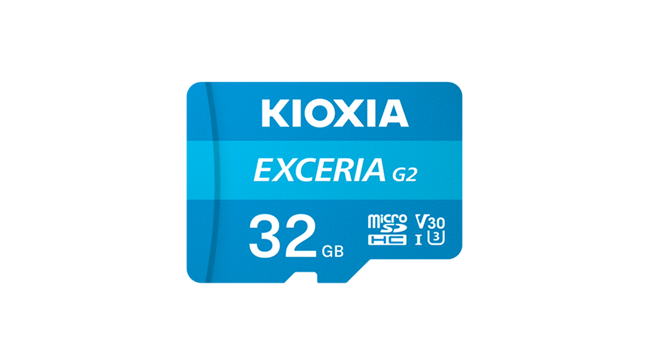 Kioxia Exceria-G2 (4K) 32Gb (V30, UHS-I_U3, 100Mb/s) MicroSDHC Card #LMEX2L032GG4