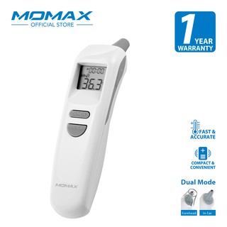 MOMAX 1-Health 2in1 infrared Forehead and Ear Thermometer