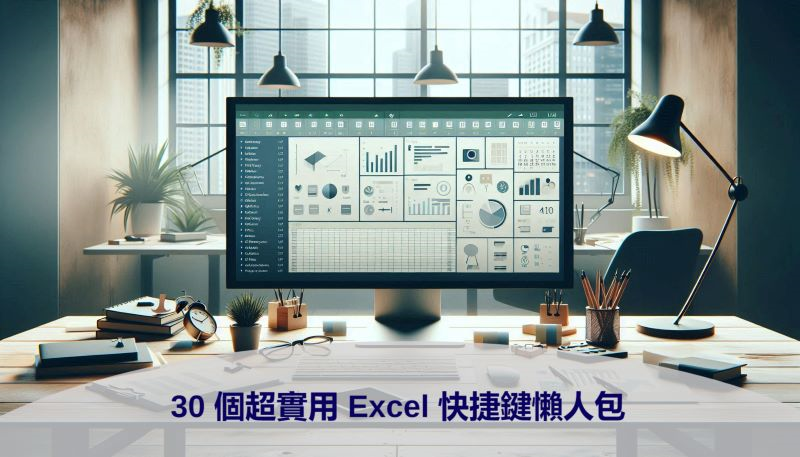 【Excel教學】30個超實用Excel快捷鍵懶人包 (2024 更新)