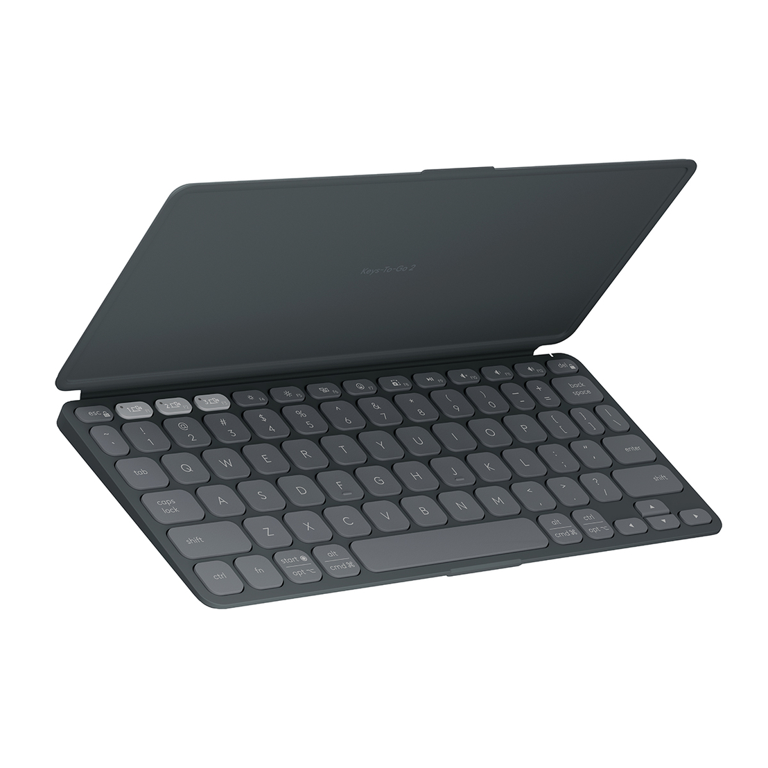 Logitech Keys-To-Go-2 English Wireless Mini-Keyboard - BT w/Cover (Graphite) #920-012916