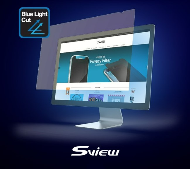 sView 23" (16:9) LCD Antiglare Filter with BlueLight Cut #sbFAg-23w9