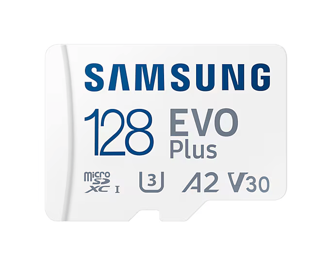 Samsung EVO Plus (4K) 128Gb 2024 U3 A2 V30 MicroSDXC w/Adapter 記憶卡 #MB-MC128SA