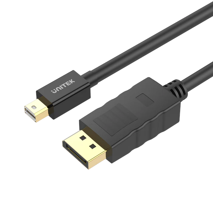 Unitek 10ft/3metre Mini-DP to DP DisplayPort Cable (Black) #Y-C612bK