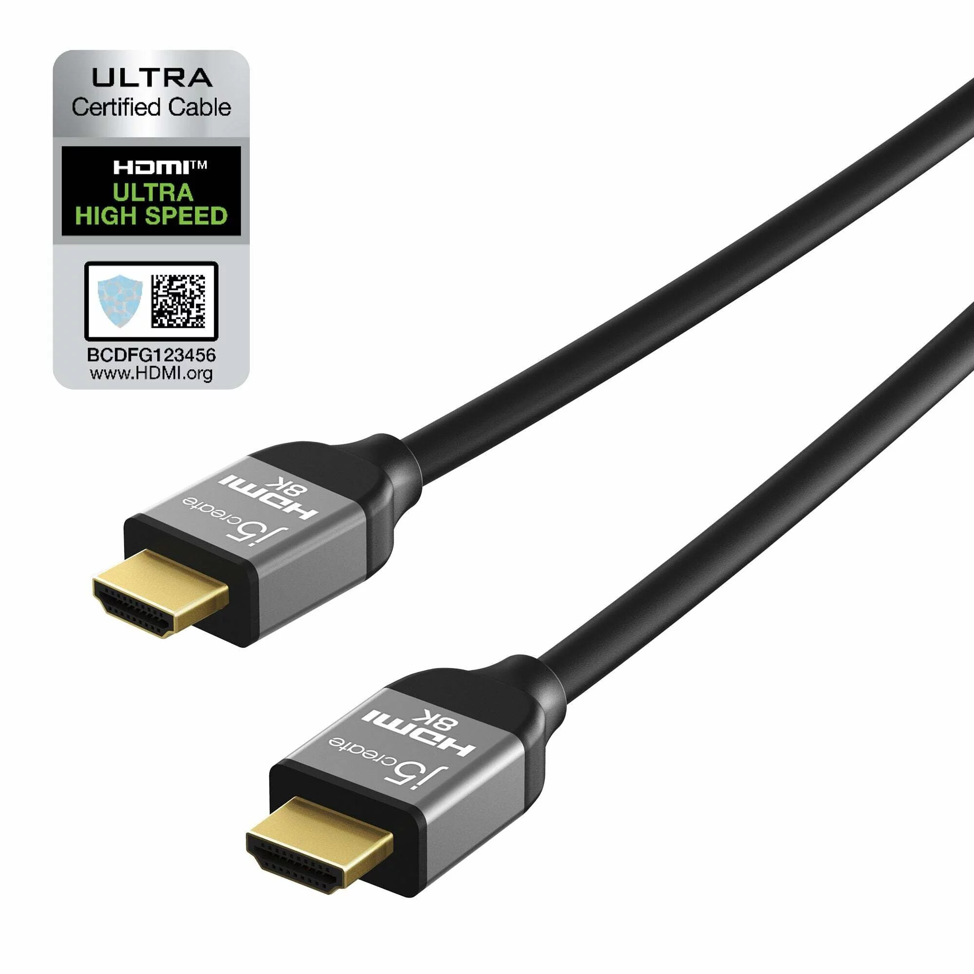 J5create JDC53 8K 6.6ft/2metre HDMI to HDMI 2.1 HDMI Cable #CE-JDC53