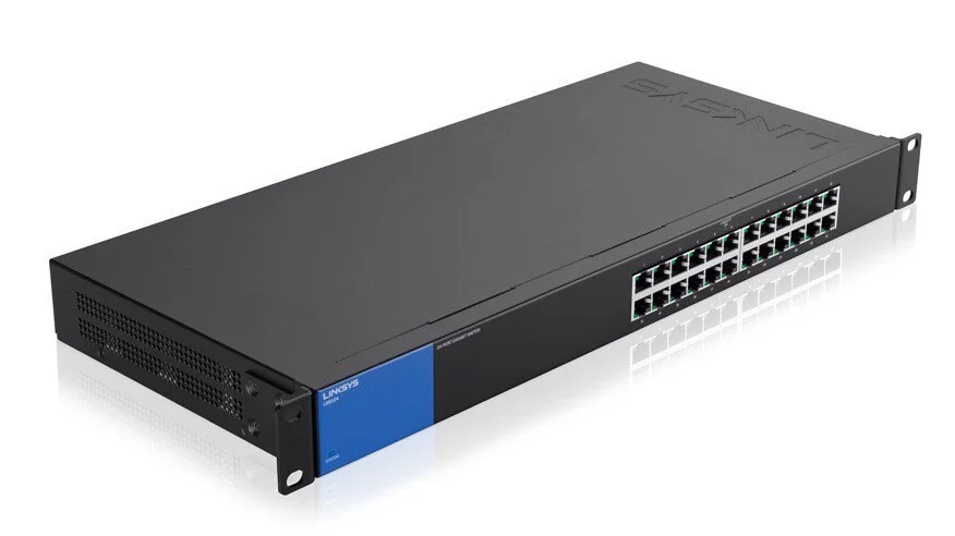 LinkSys LGS124 24port Gigabit Network Switch #Lgs124-AP