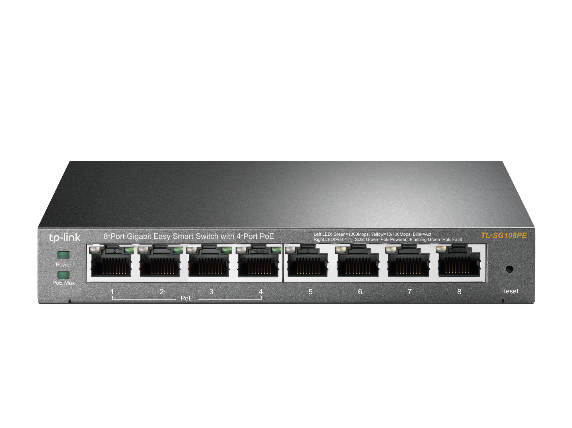 TP-Link TL-SG108PE 8port Gigabit x 4位PoE 網路交換器 #1760500134