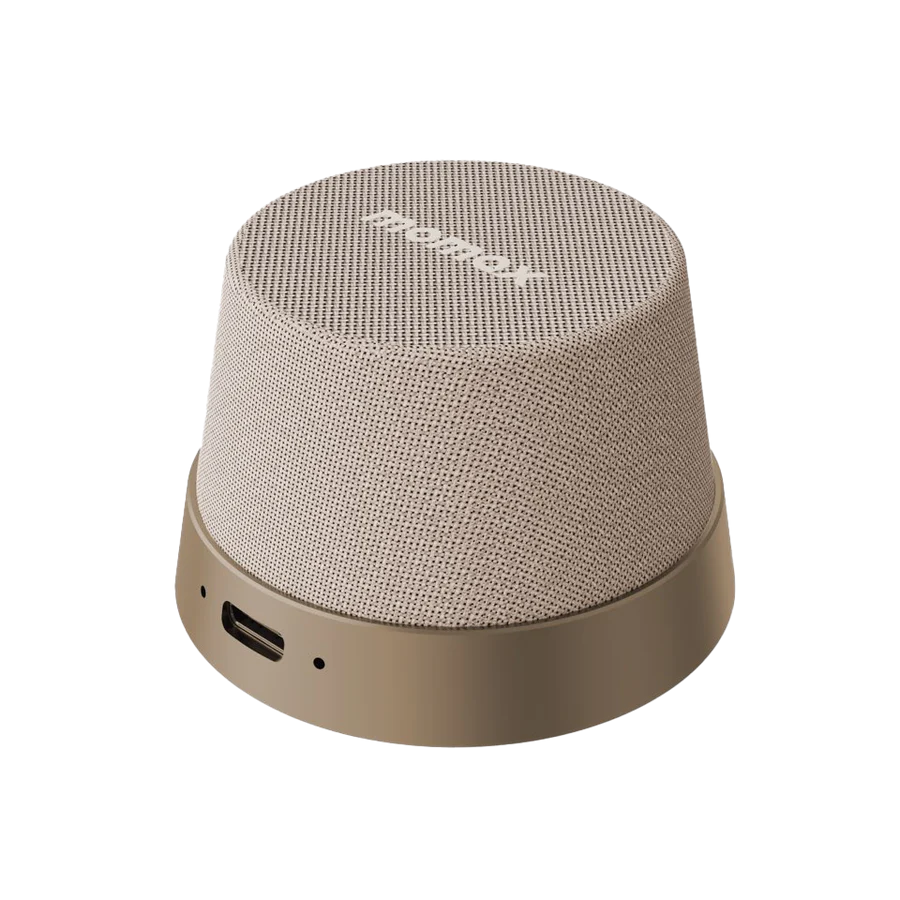 MOMAX 1-Vibe Go Magnetic Portable Speaker - BT (Sandstone) #BS6HKL2