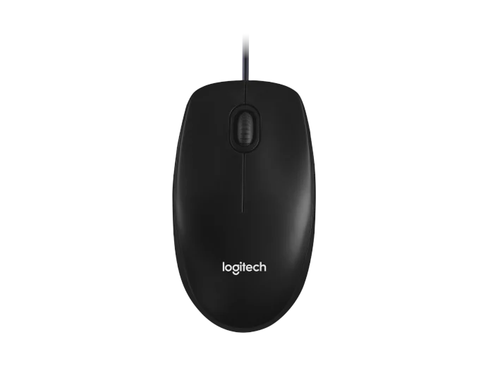 Logitech M100r Corded Mouse - Usb (Black) #910-006766