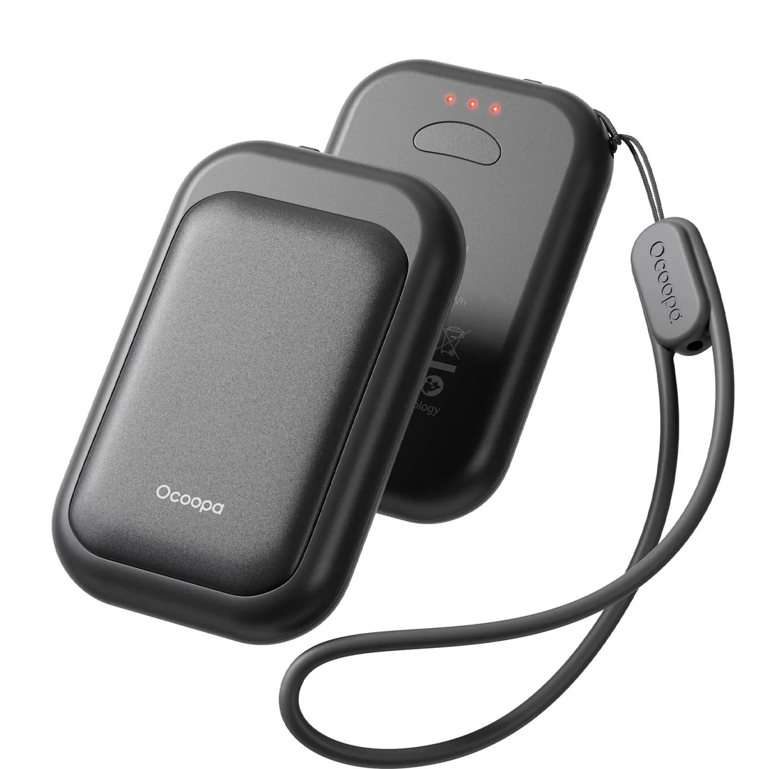 Ocoopa UT4 Young (TwinPack) 2x2500mAh Hand Warmer w/RGB light (Black) #UT3056-bK_bK