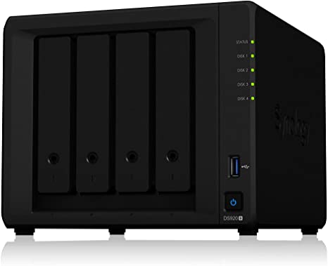 Synology DiskStation DS920+ 4-Bay NAS 四槽網路儲存伺服器