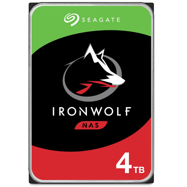 Seagate ironWolf 4Tb SATA HDD -256Mb 5400rpm 3.5" NAS #sT4000VN006