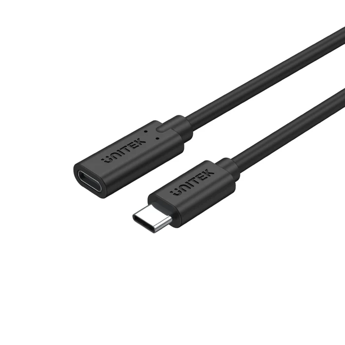 Unitek 5ft/1.5metre Usb-TypeC to Usb-TypeC-Female Extension Cable #C14086BK-1.5M