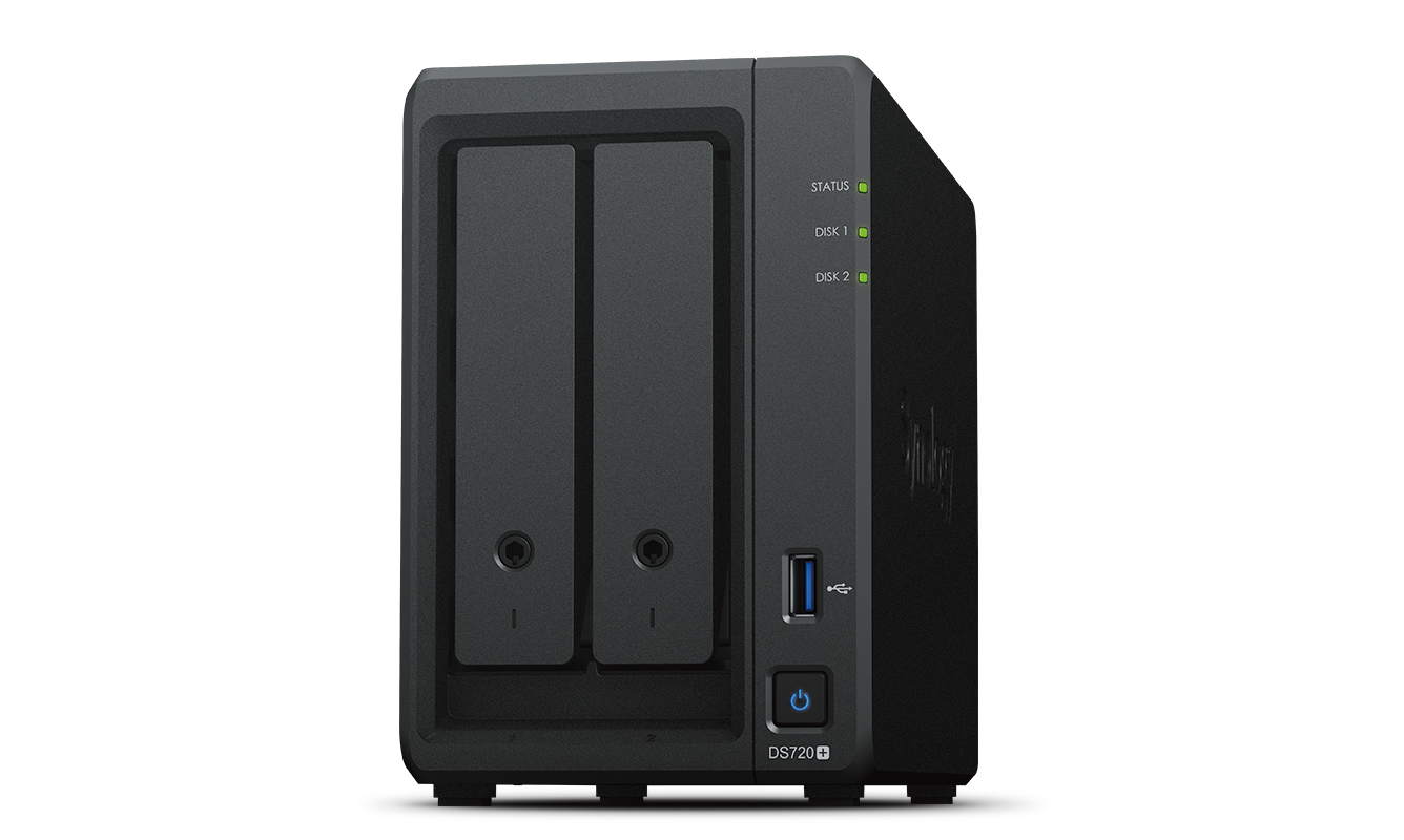 Synology DiskStation DS720+ 2-Bay NAS 雙槽網路儲存伺服器