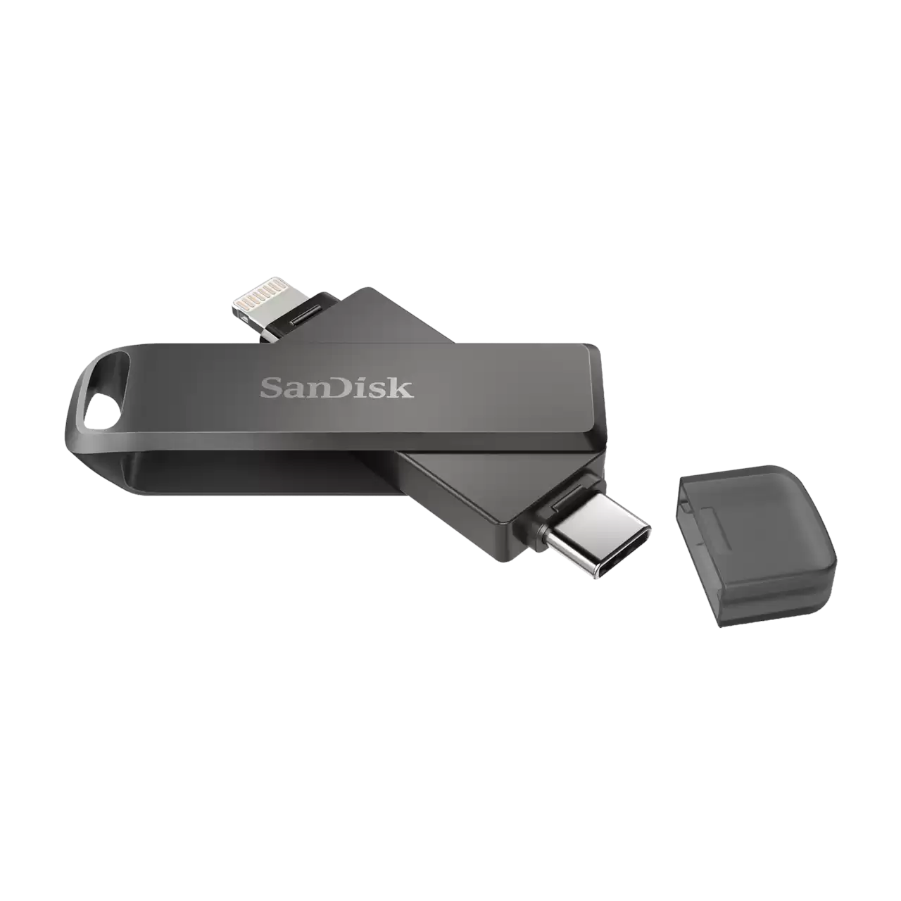 Sandisk iXpand-Luxe 128Gb Usb3.1 Flash Drive w/TypeC+Lightning(Mfi) #sDiX70N-128g-gN6NE