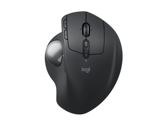 Logitech MX ERGO S 藍牙無線軌跡球滑鼠 (石墨灰) #910-007261