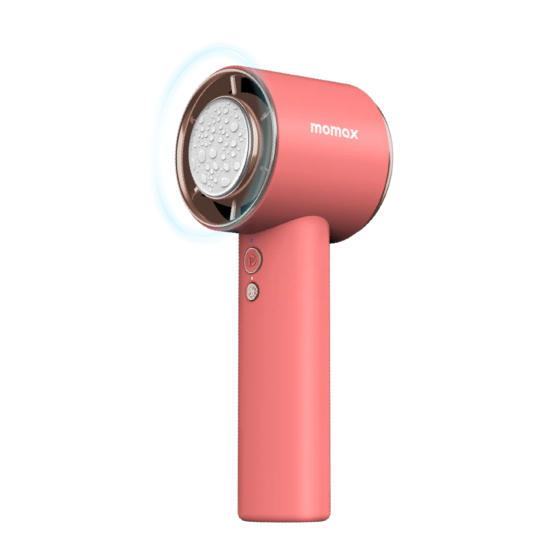 MOMAX UltraFreeze 冰敷 Portable手提 Cooling Fan Usb w/Rechargeable Battery (Pink) #iF15F