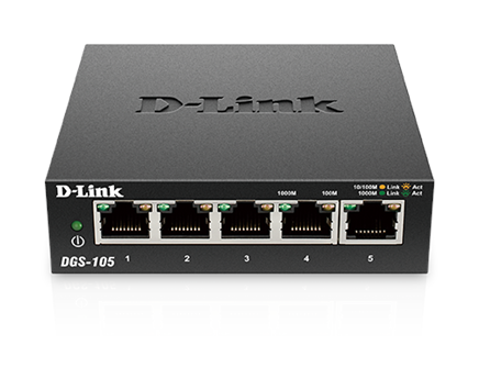 D-Link 5port Gigabit 網路交換器 #DGS-105