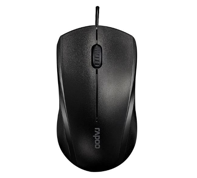 Rapoo N1200 Corded Mouse - Usb Silent (Black) #12346