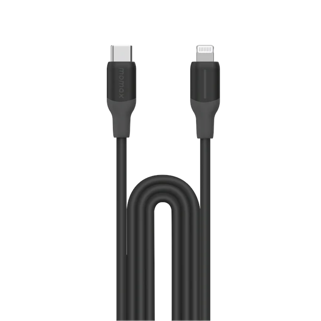 MOMAX 1-Link Flow CL USB-C to Lightning 充電線 (1.2米)  (黑色) #DL53D