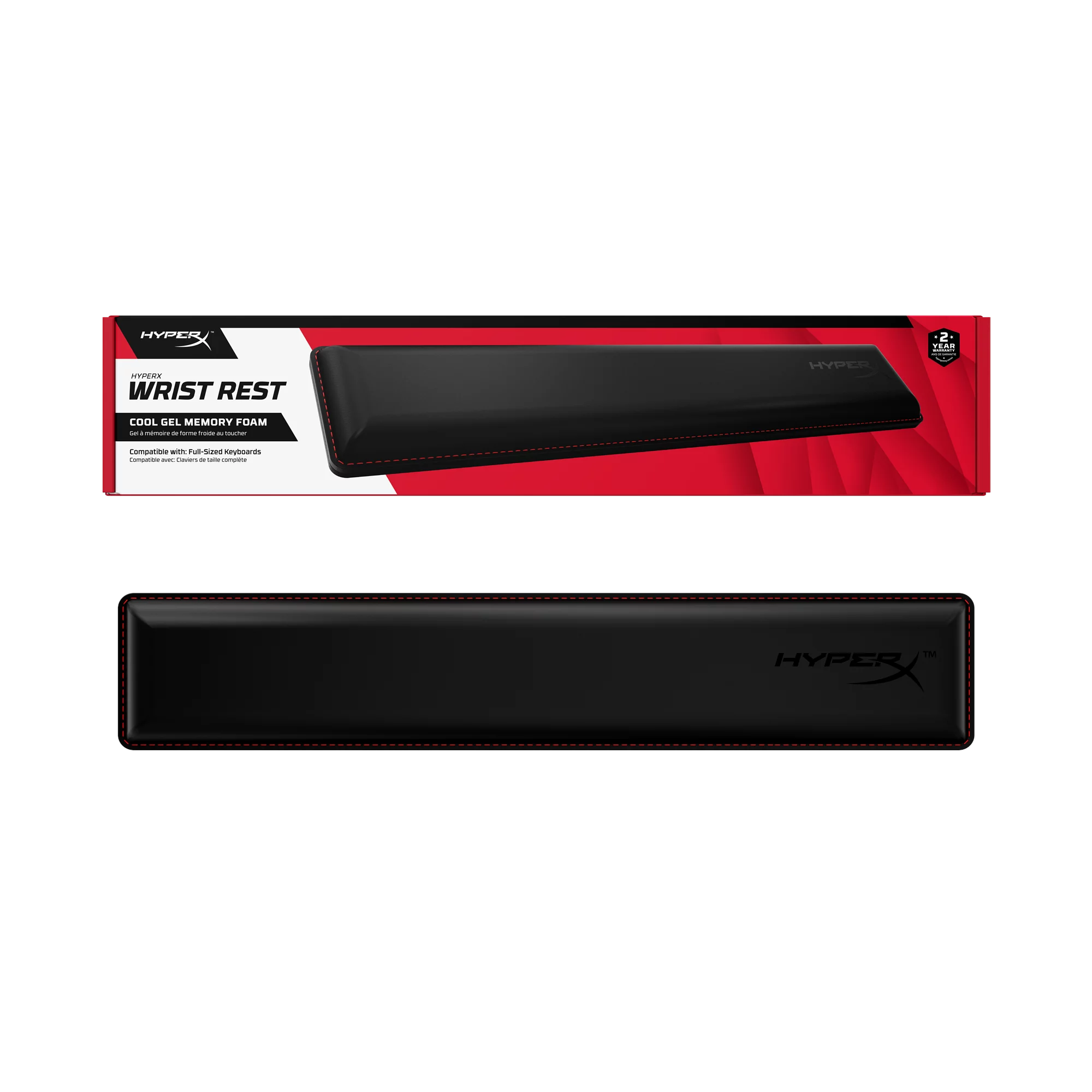 HyperX Gel-Filled Wrist Rest Full-Size#4P5M9AA