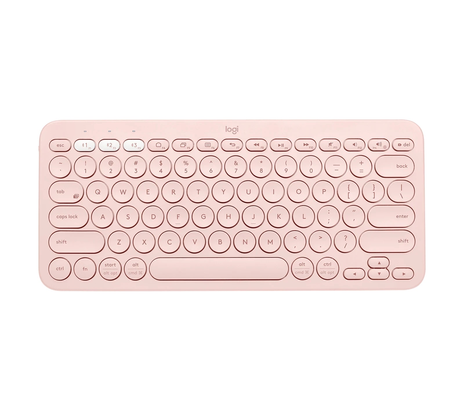 Logitech K380 Chinese Multi-Device Bluetooth Mini Keyboard (Pink)