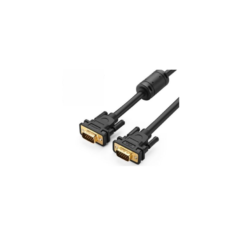 Ugreen Vg101-b 10ft/3metre 15-Male to 15-Male Super-VGA Cable (Black) #11631