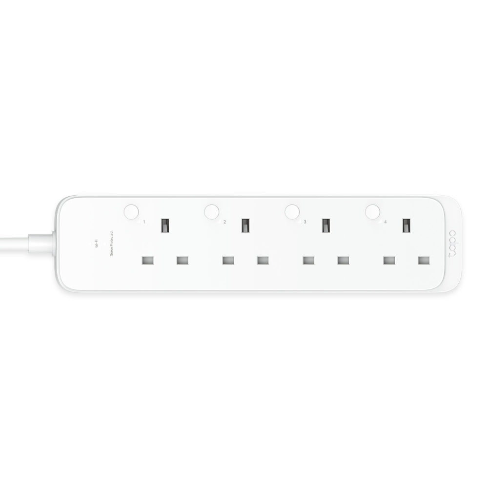 TP-Link Tapo P304M Smart WiFi 4.9ft/1.5metre 4Head 獨立開關 Power Extension Socket w/Surge Protector (White) #0184501113