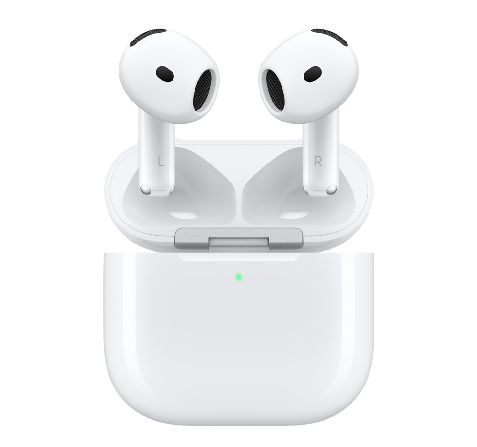 Apple AirPods4_ANC Stereo EarBud-Earphone Bluetooth w/Charge Case #MXP93zP/A