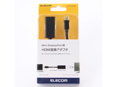 Elecom Mini-DisplayPort to HDMI Adapter #AD-MDPHDMibK