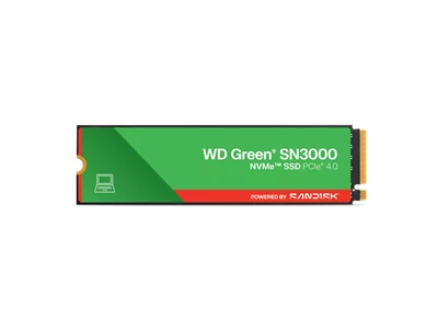 Sandisk WD Green-SN3000 1Tb PCIe, NVMe SSD M.2_2280 #WDs100T5g0E-00VLF0
