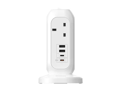 MOMAX Oneplug US18 PD20W 2A2C 7位USB拖板 (白色) #US18UKW