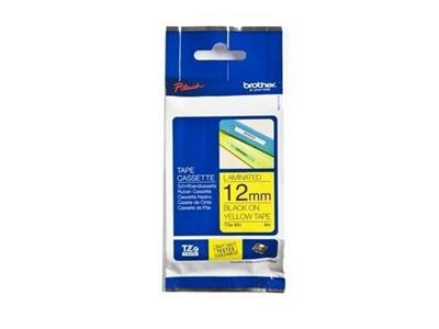 Brother TZe Tape Label 標籤帶 12mm 黃底 黑字 #TzE-631
