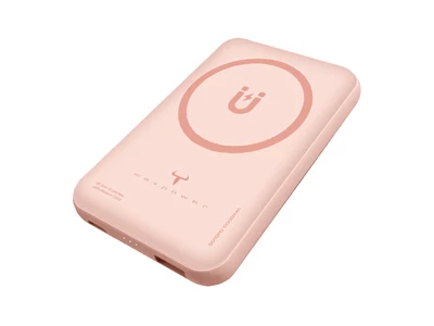 2theMax QQ110PD PD3.0 10000mAh Power Bank w/15W Wireless Charger 2port Pink #QQ110PD-Pink
