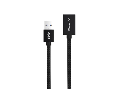 Elementz 6.6ft/2metre Usb-A to Usb-A-Female Usb3.2 延長線 #UMF-32-200