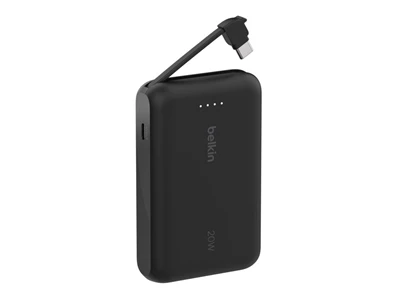 Belkin PD 20W 10000mAh Power Bank w/Type-C Cable Black #BPB021fqBK (CCC)