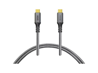 Verbatim Tough Max 1.2米 240W USB4 Type-C to Type-C 充電傳輸線 (黑色) #66822