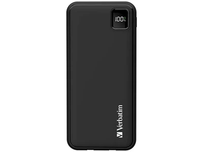 Verbatim QC3.0+PD 18W 10000mAh 行動電源連充電線 (黑色) #66972
