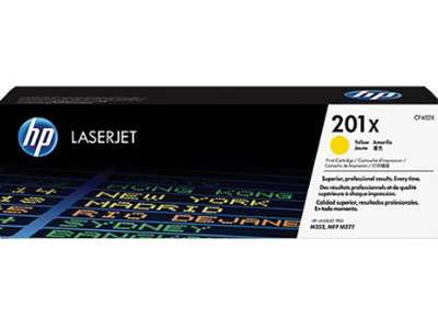 HP 201X Yellow Toner Cartridge (High Capacity) #CF402x