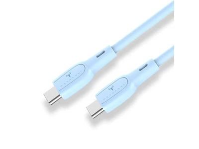2theMax YY110C 1米 60W USB-C to USB-C 充電線 (藍色) #D24418-Mb-L