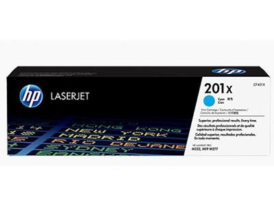 HP 201X Cyan Toner Cartridge (High Capacity) #CF401x