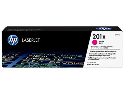 HP 201X Magenta Toner Cartridge (High Capacity) #CF403x