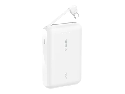Belkin PD 20W 10000mAh Power Bank w/Type-C Cable White #BPB021fqWH (CCC)