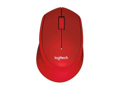 Logitech M331 無線靜音滑鼠 (紅色)