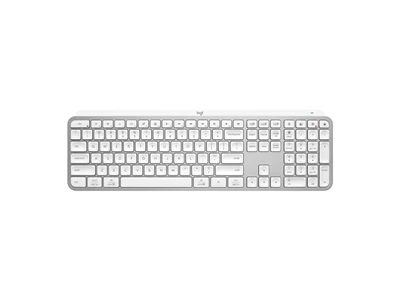Logitech MX Keys S English Wireless Keyboard - Usb+BT (Multi-Device) (Pale Grey) #920-011564