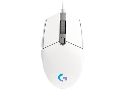 Logitech G G203 Gaming Corded Mouse - Usb (White) #910-005791